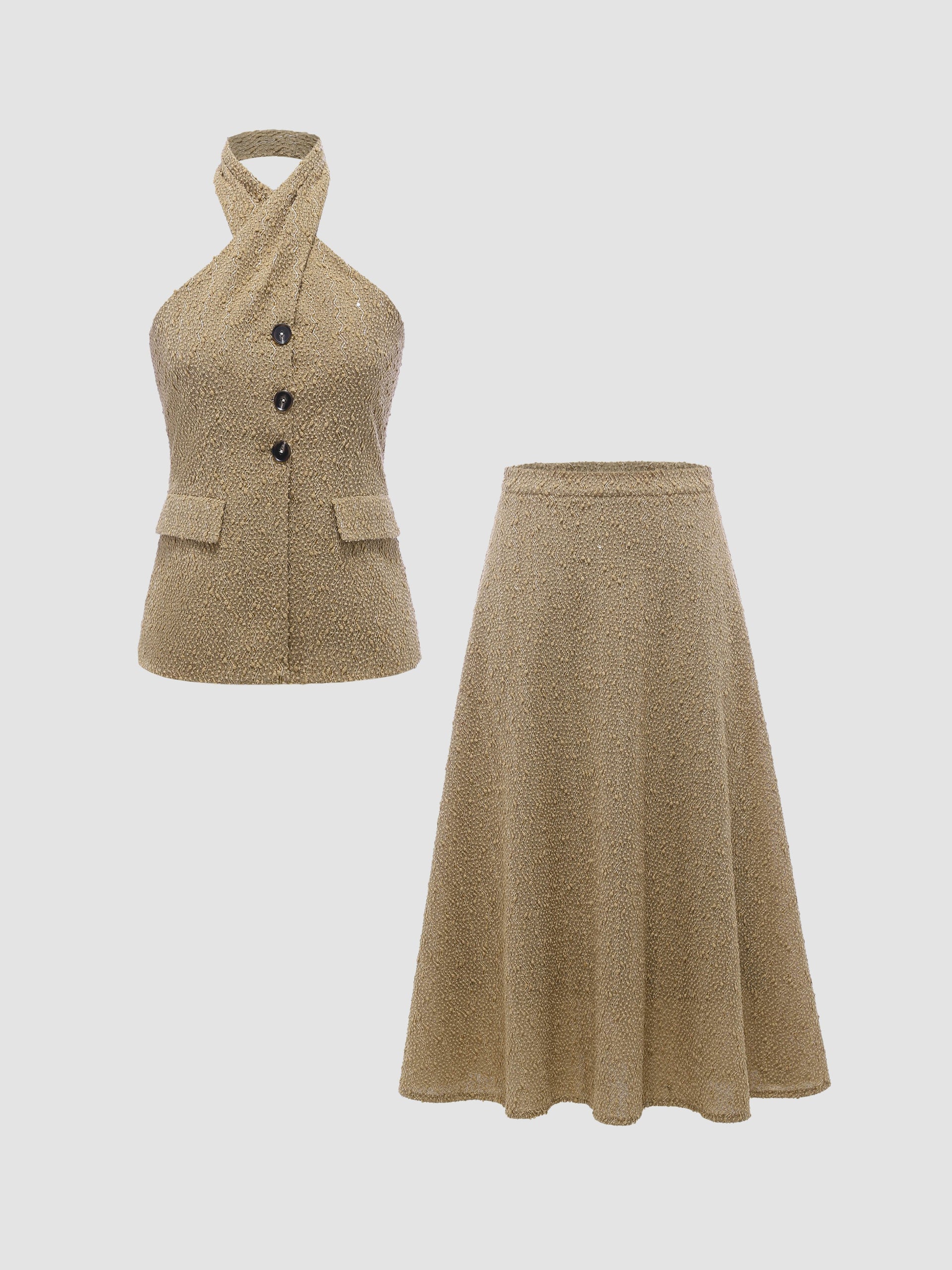 Minimalistisches Neckholder-Top für Damen