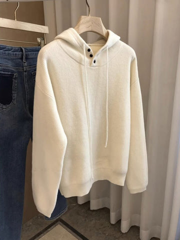 Women's Casual Loose-Fit Pullover Hoodie