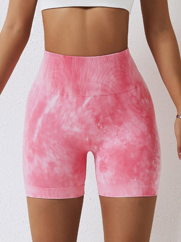 Tie-Dye High-Waist Stretch Yoga Pants Activewear