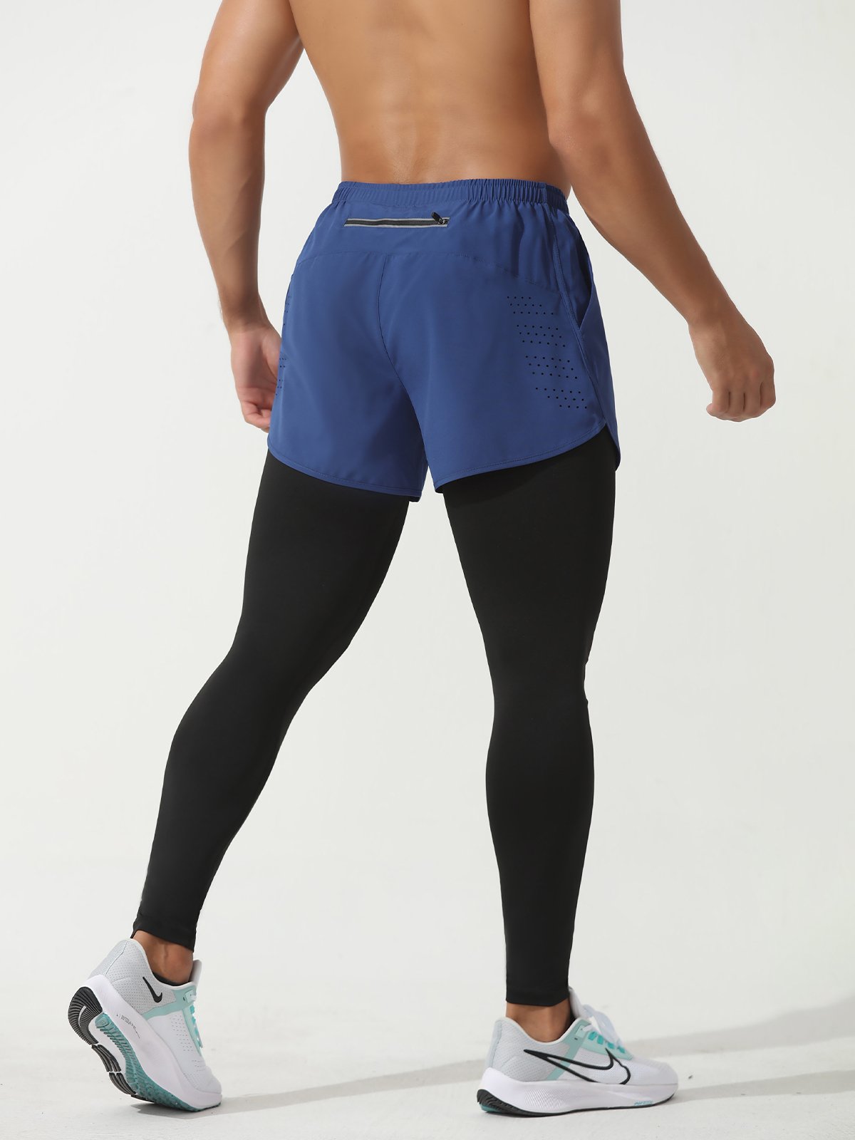 Interval Workout Pant 2 in 1 Compression Tight + Short Combo - Ahaselected
