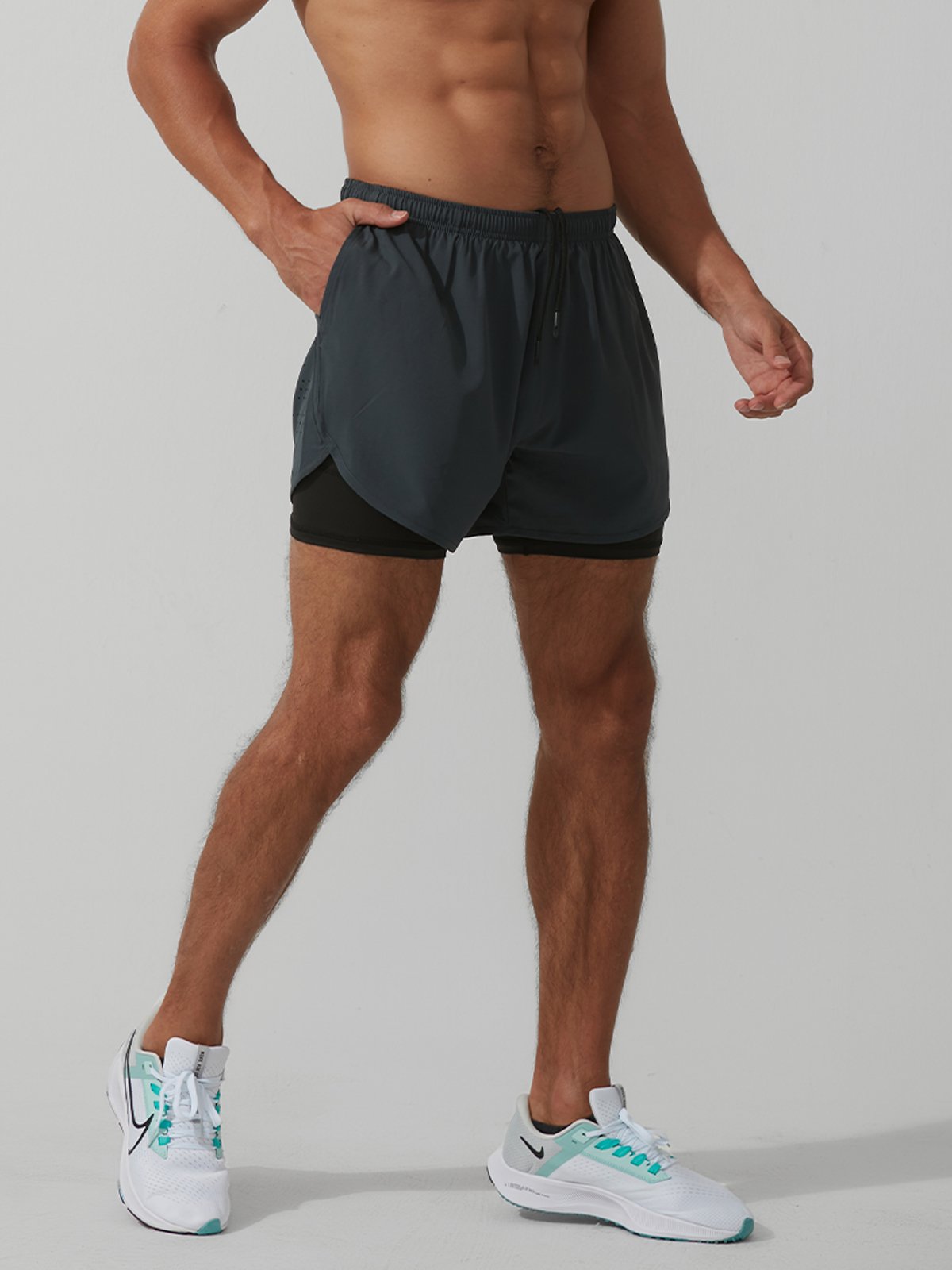 5" Interval Short 2-in-1 Lined - Ahaselected