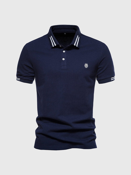 M's Fineline Polo Classic Cotton Pique - Ahaselected