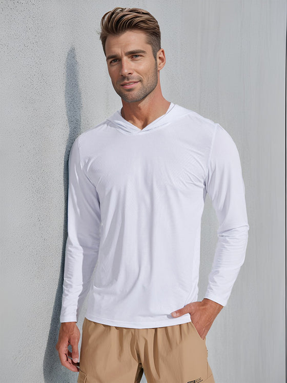 Quick Dry V Neck Stealth Hoodie Baselayer - Ahaselected