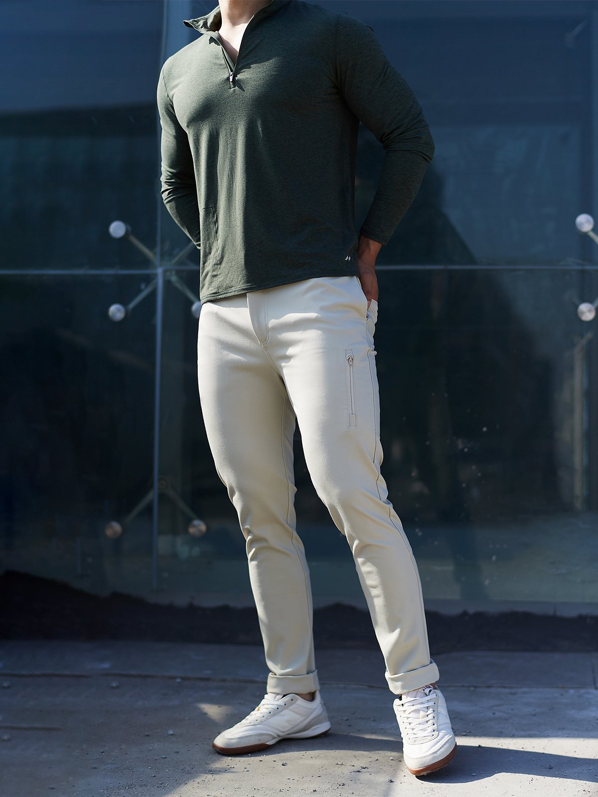 Big & Tall - Meta Twill Performance Stretch Pant - Ahaselected