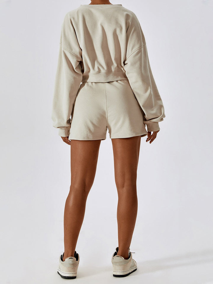 Effortless Drawstring Leisure Shorts