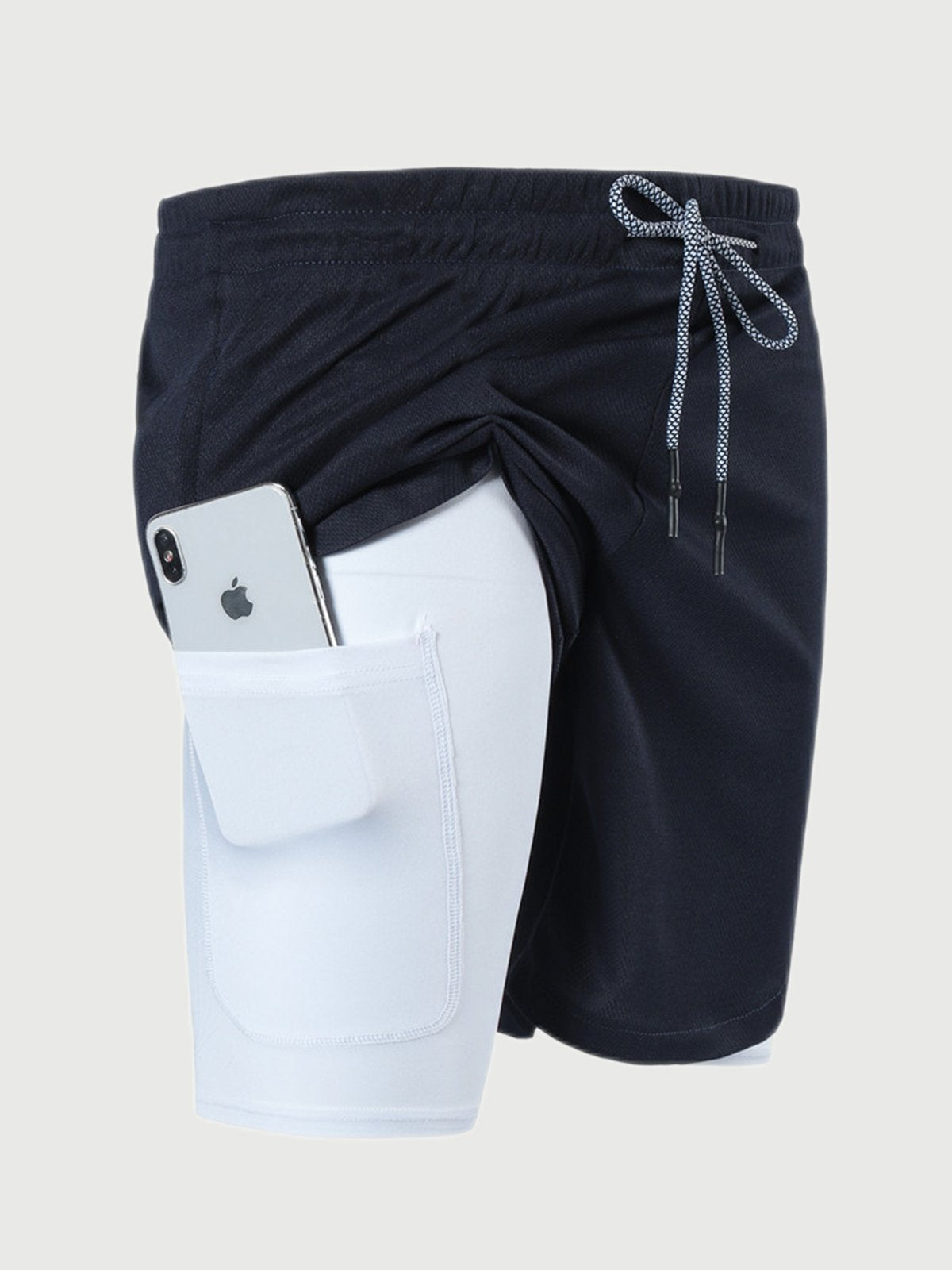8" Kinetic Pocket Lined 2 in 1 Mesh Short - Ahaselected