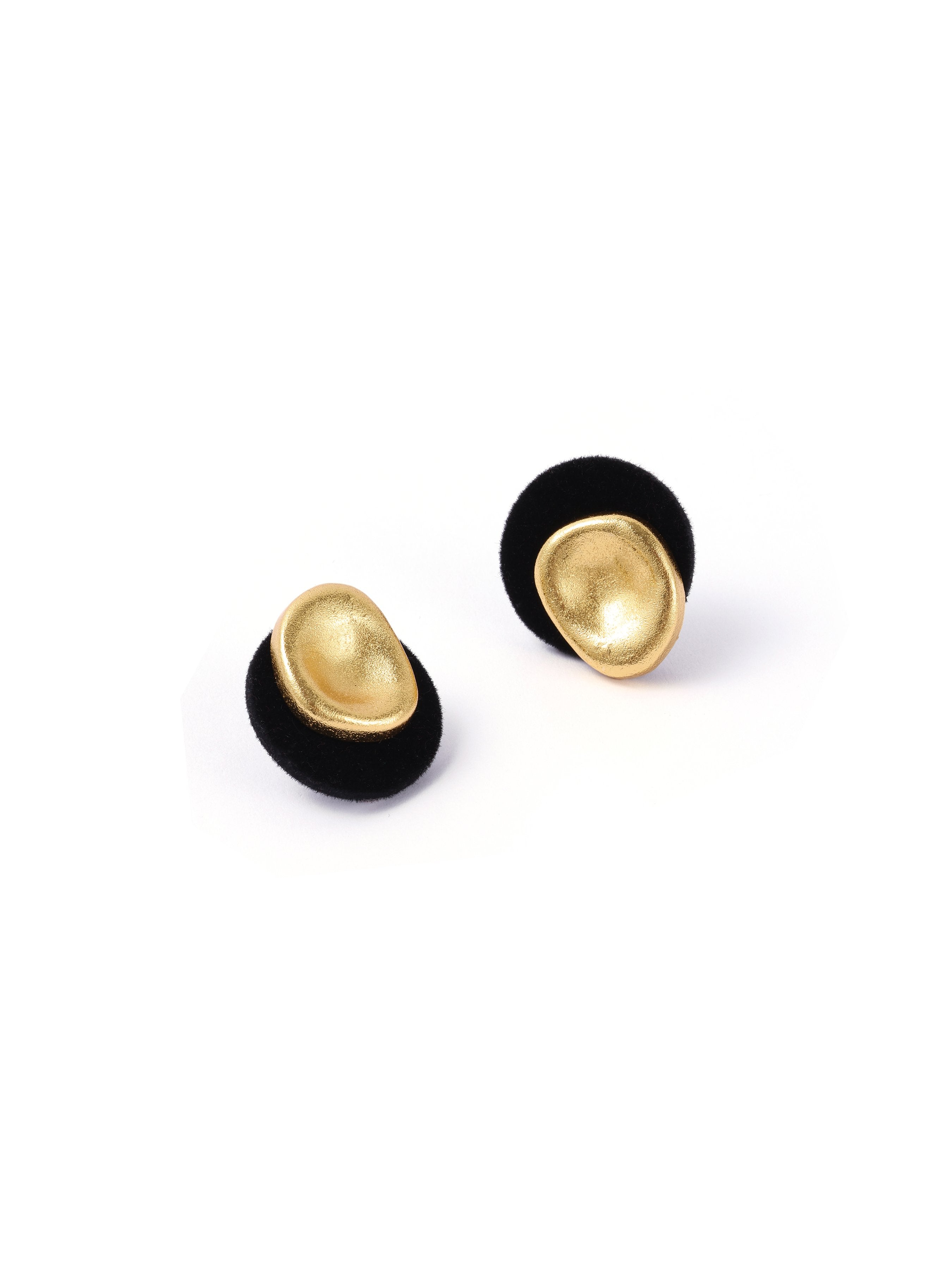 Velvet Metal Drop Earrings - Ahaselected