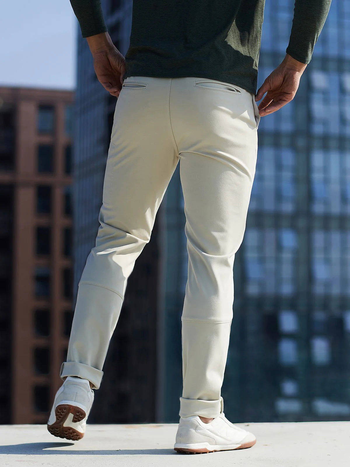 Big & Tall - Meta Twill Performance Stretch Pant - Ahaselected