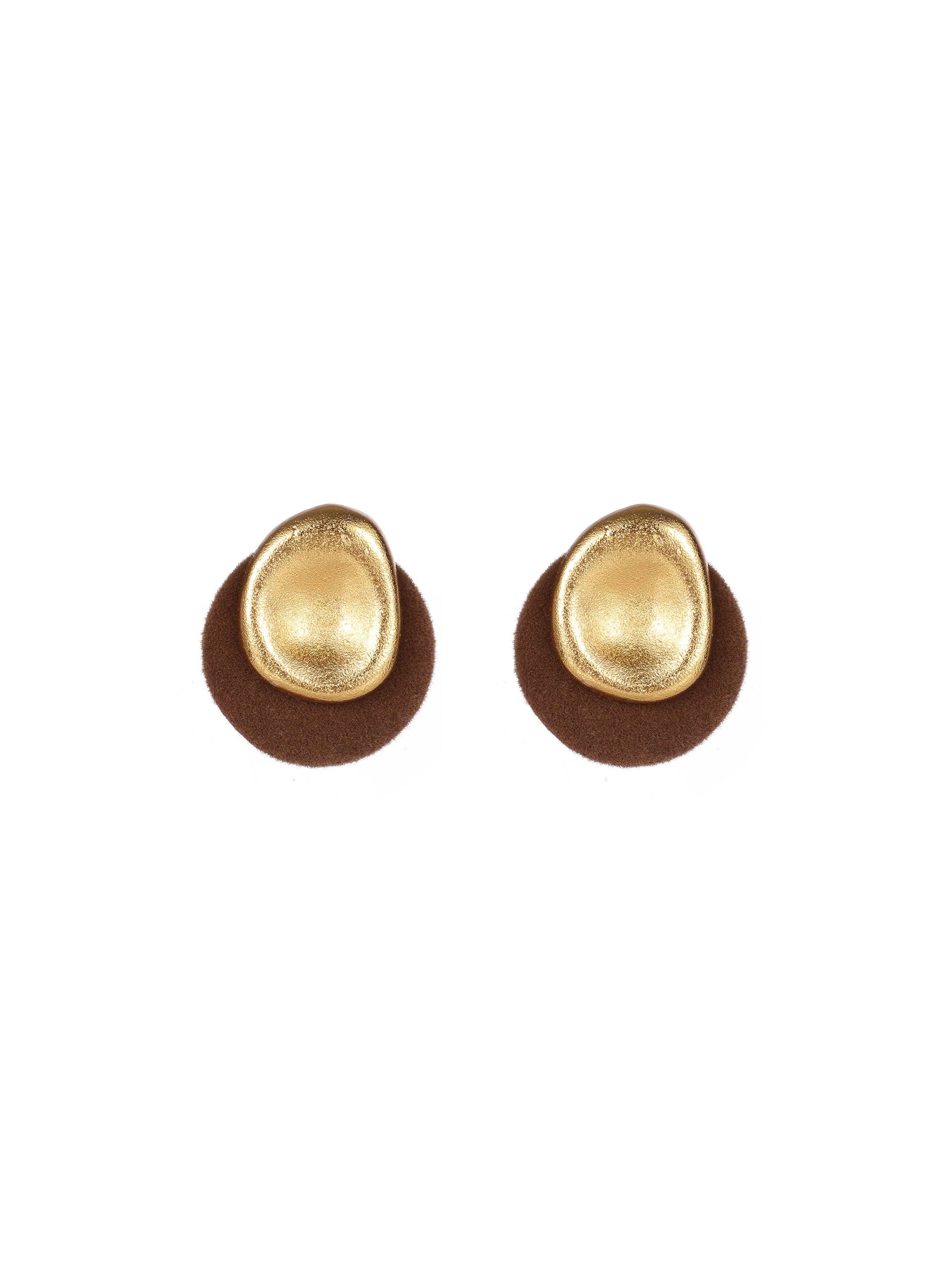 Velvet Metal Drop Earrings - Ahaselected