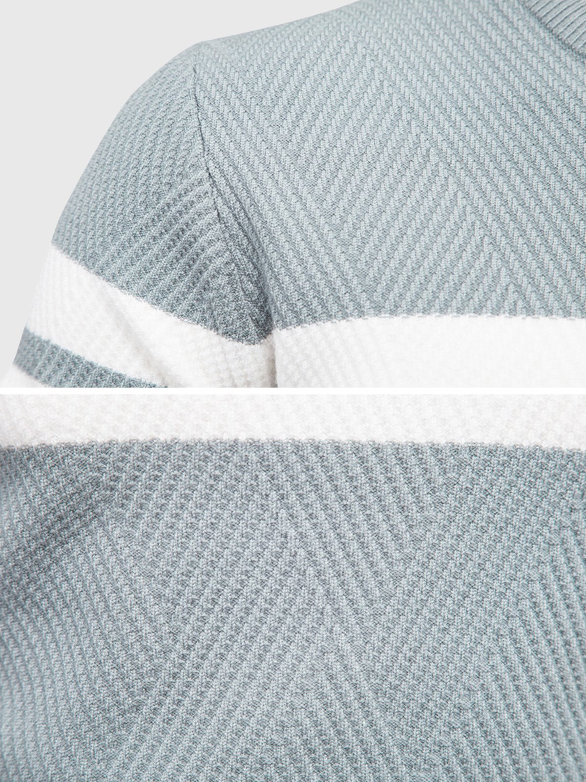 M's Stripe Crewneck Sweater Pullover - Ahaselected