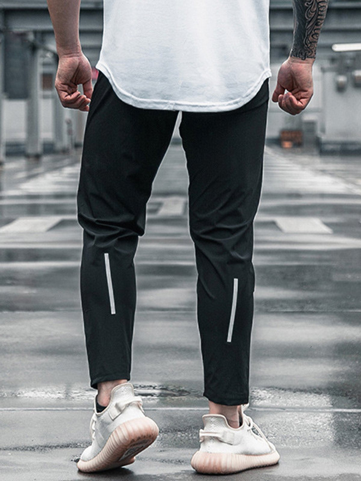 Stretch Slim Fit Jogger Workout Pants Lightweight - Ahaselected