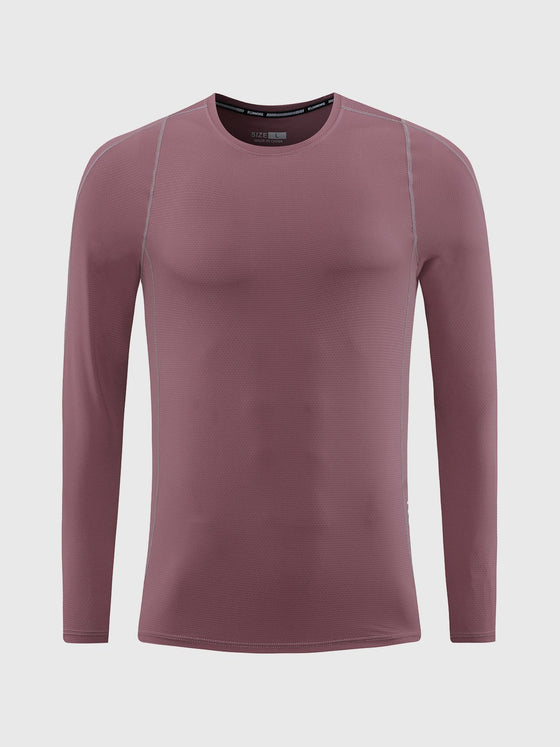 Crewneck Long Sleeve T-Shirt Running Baselayer - Ahaselected