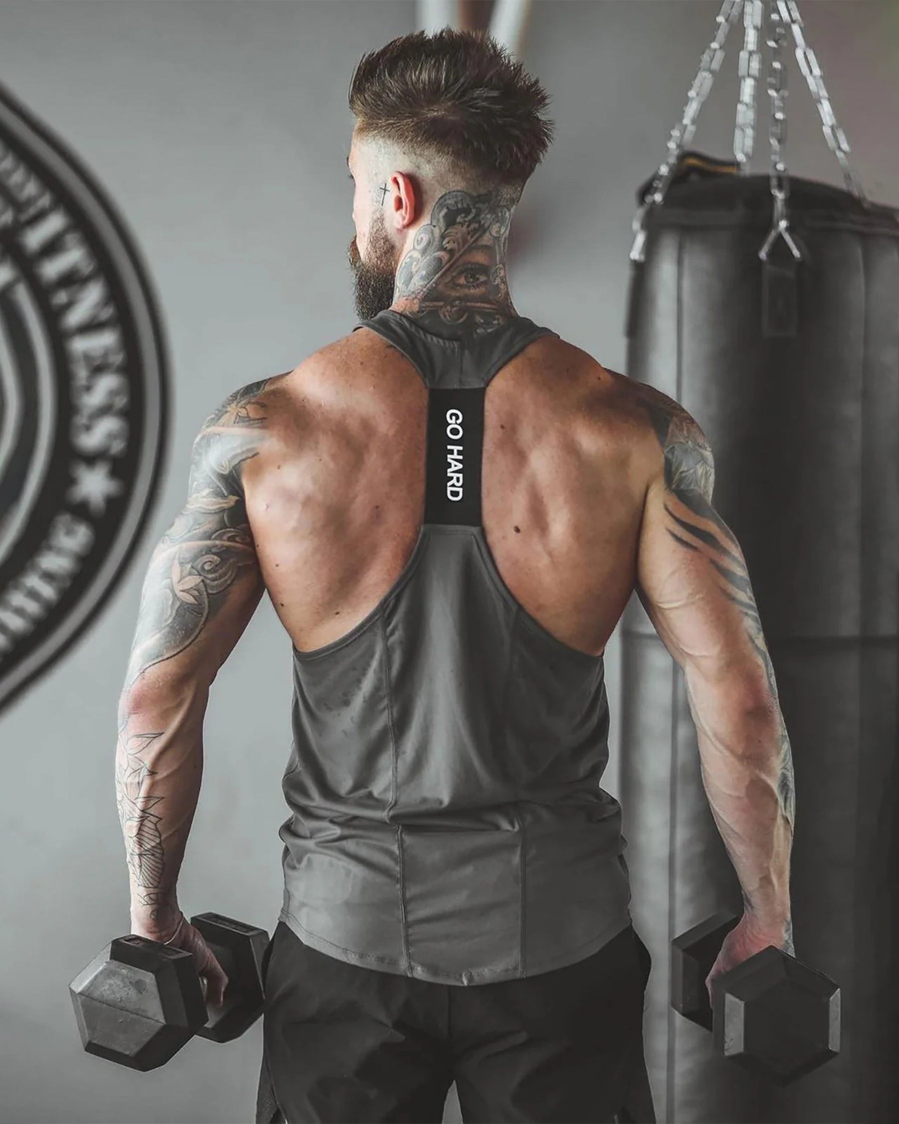 Stay Cool 2.0 Go Hard Gym Stringer Vest Quick Dry New - Ahaselected