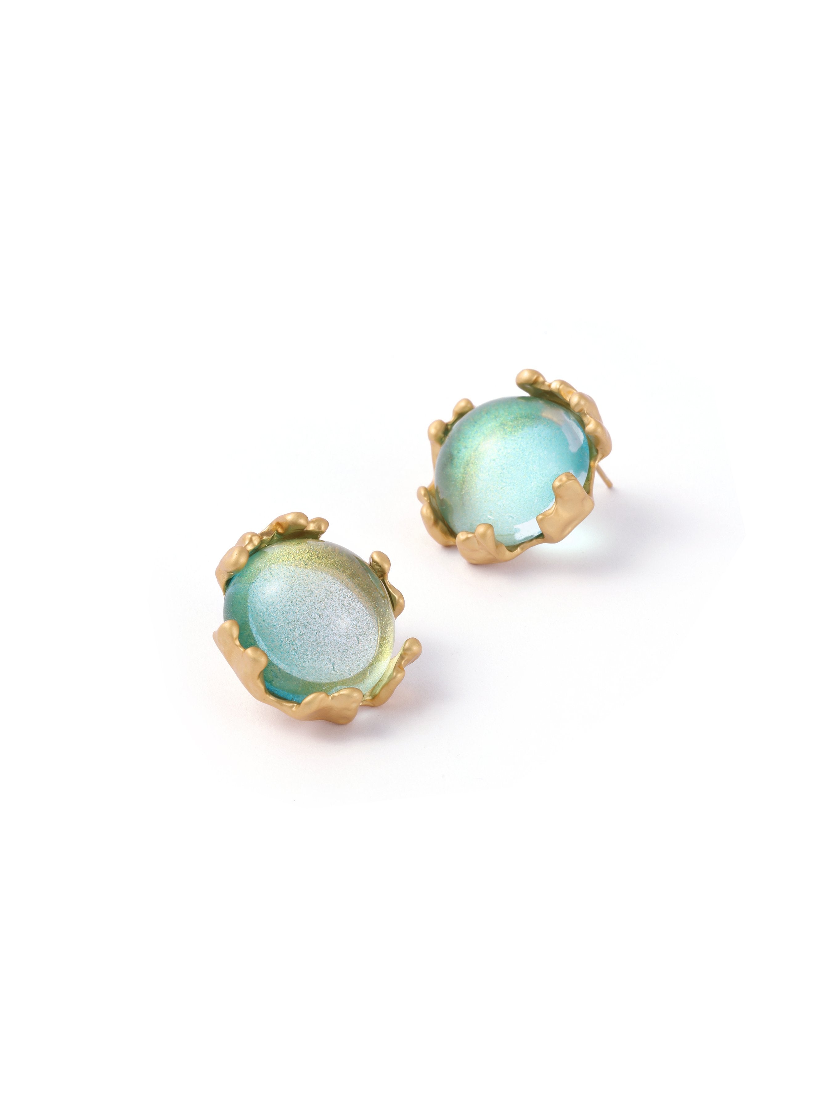 Sparkling Rhinestone Metal Earrings - Ahaselected