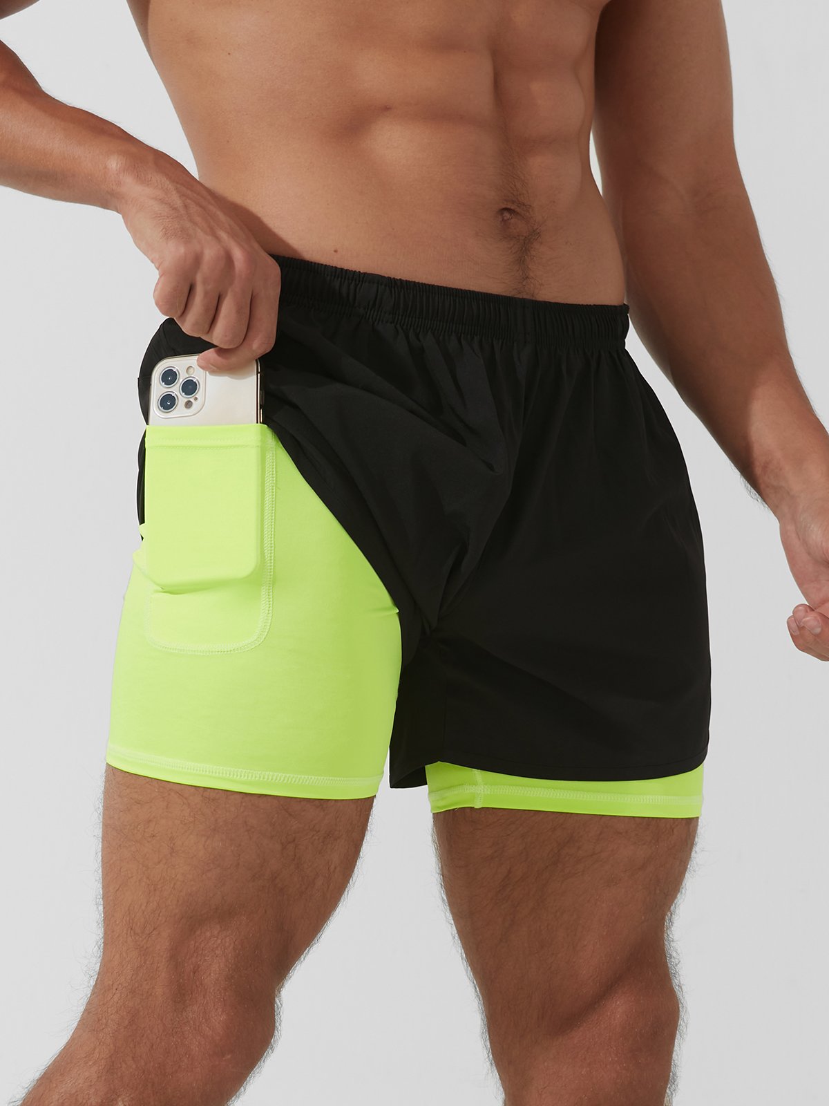 5" Interval Short 2-in-1 Lined - Ahaselected
