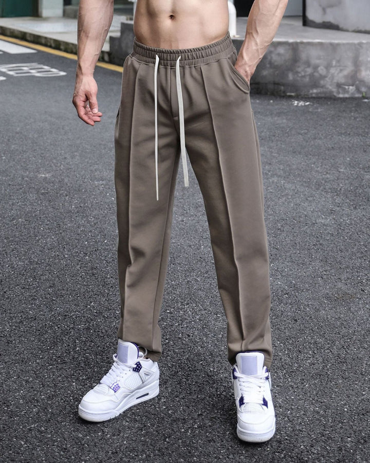 Pintuck Straight Leg Performance Sweatpants(Final Sale–No Return or Exchange)