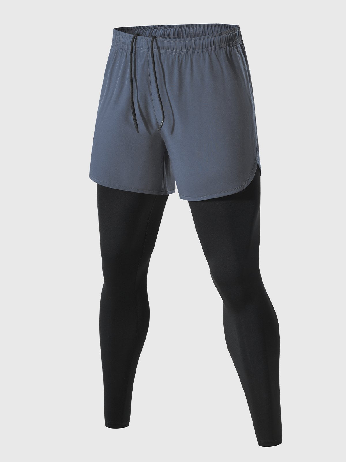Interval Workout Pant 2 in 1 Compression Tight + Short Combo - Ahaselected