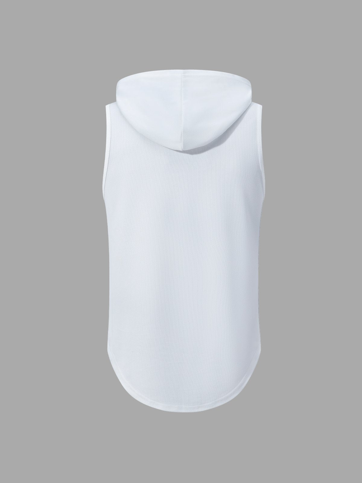 Workout Hooded Tank Curved Hem - Ahaselected