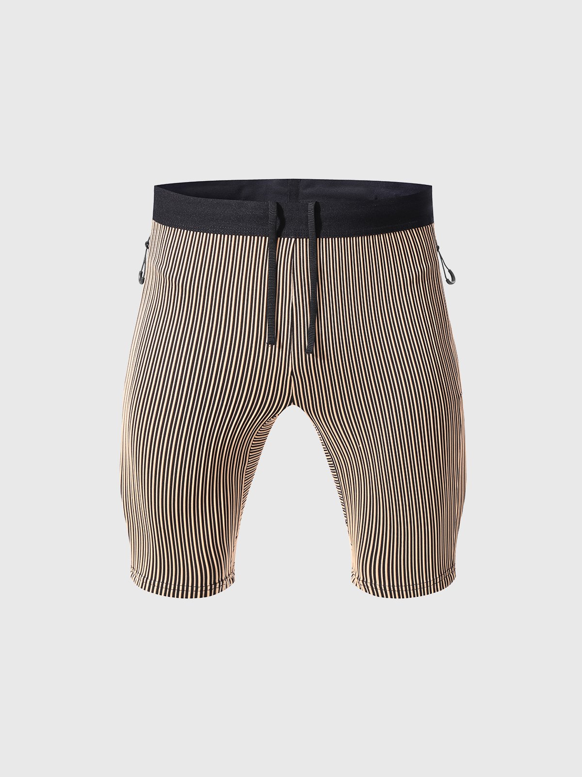 8" Pro Compression Lined Running Shorts with Zip Pockets - Ahaselected