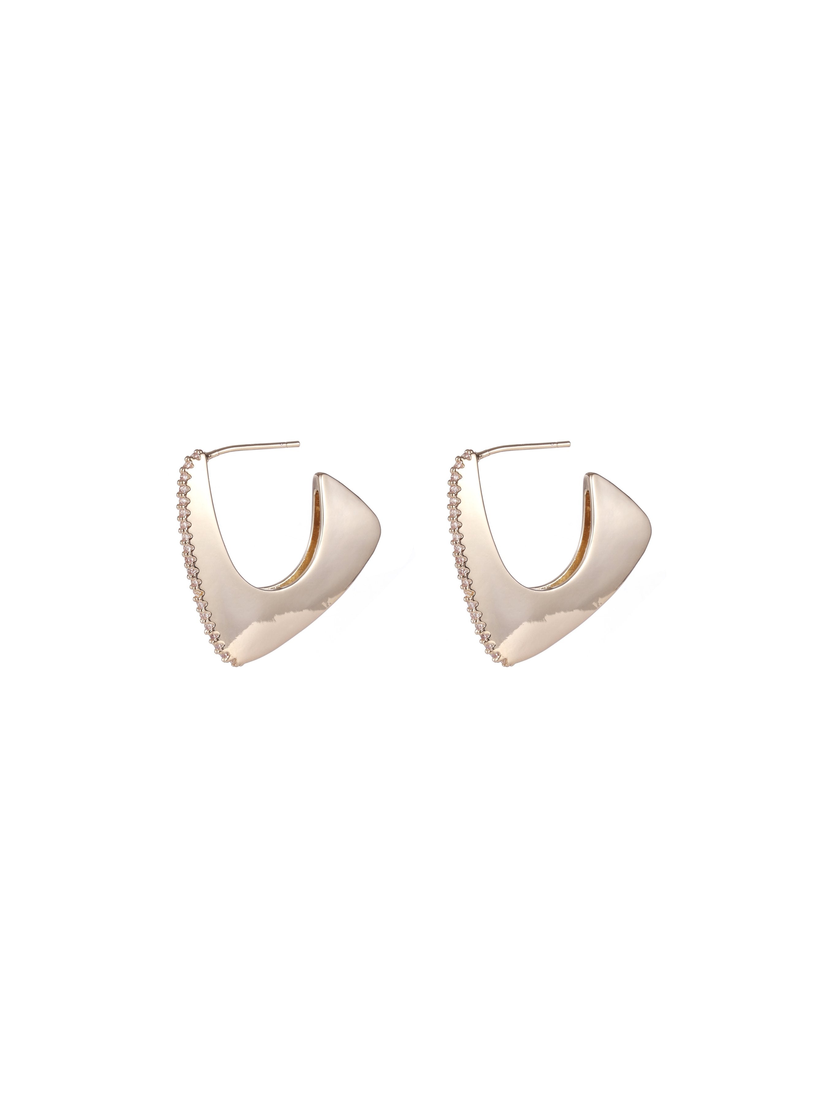 Golden Triangle Earrings - Ahaselected