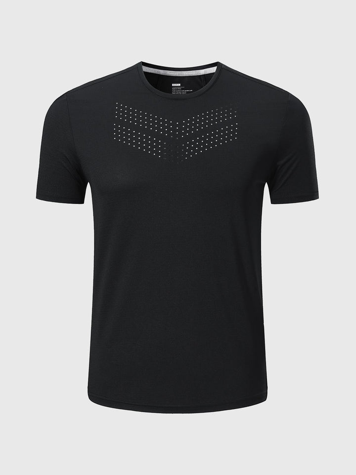 Camiseta para correr a distancia Ventilación perforada con láser Manténgase fresco