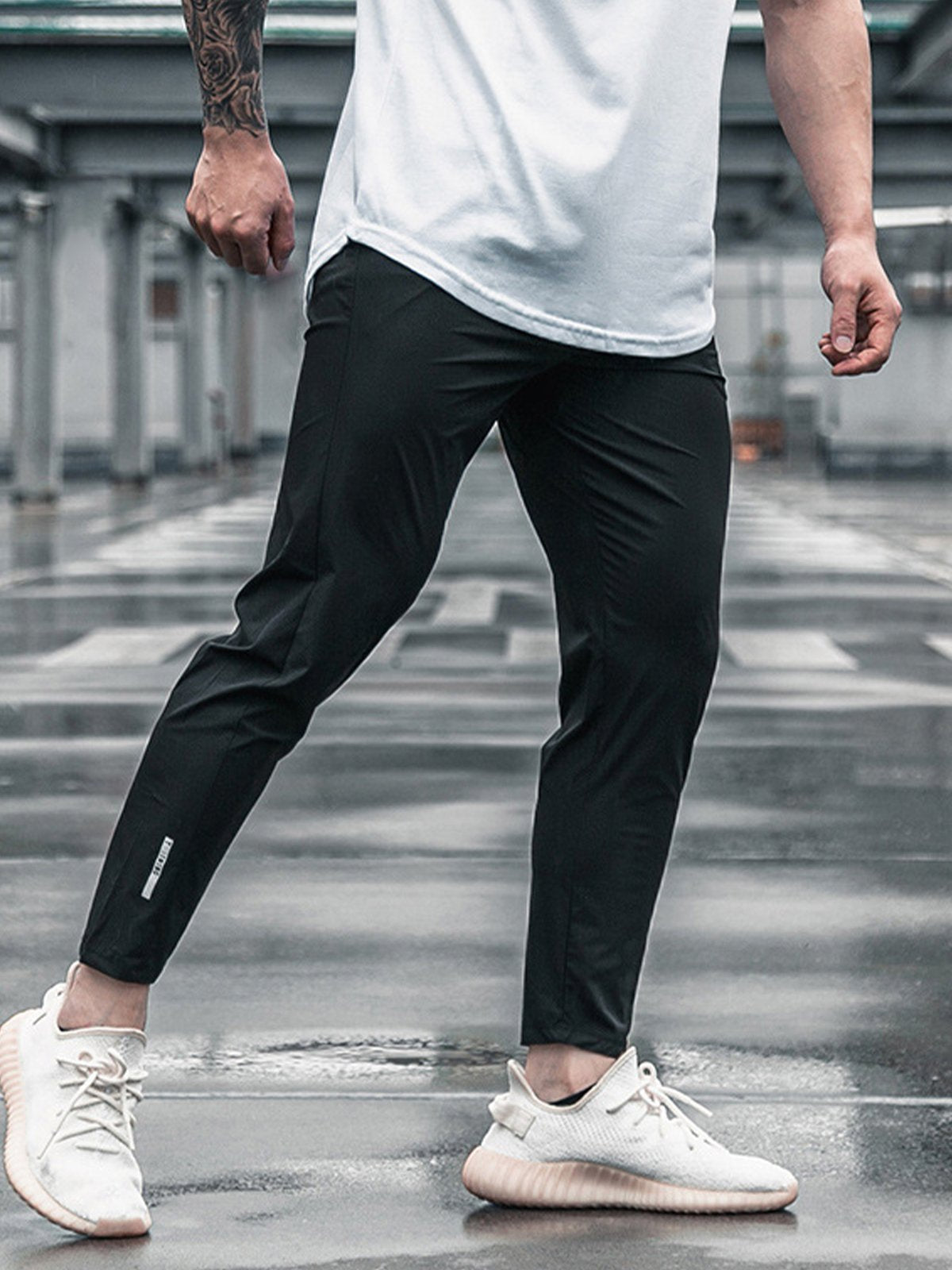 Stretch Slim Fit Jogger Workout Pants Lightweight - Ahaselected