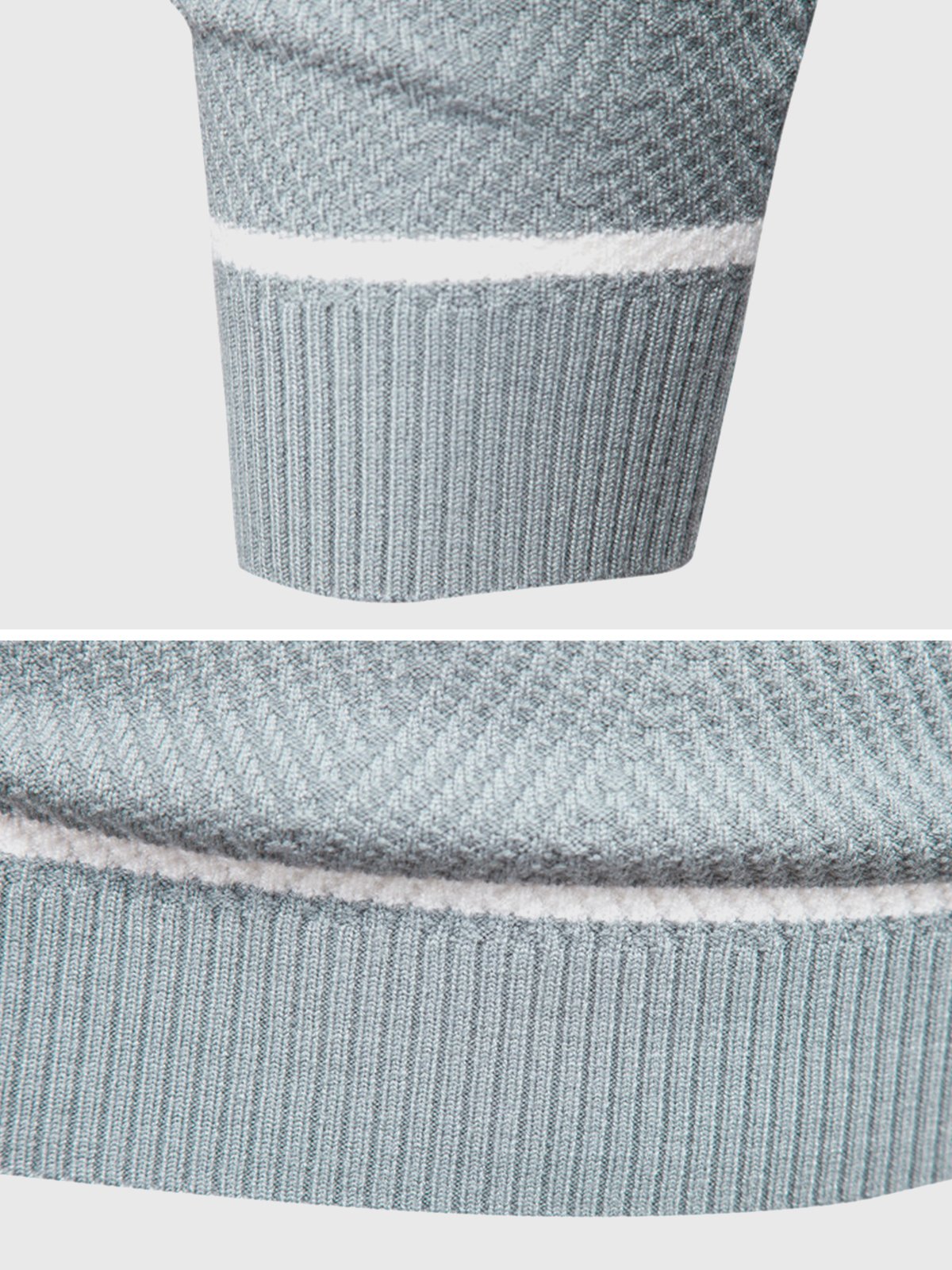 M's Stripe Crewneck Sweater Pullover - Ahaselected