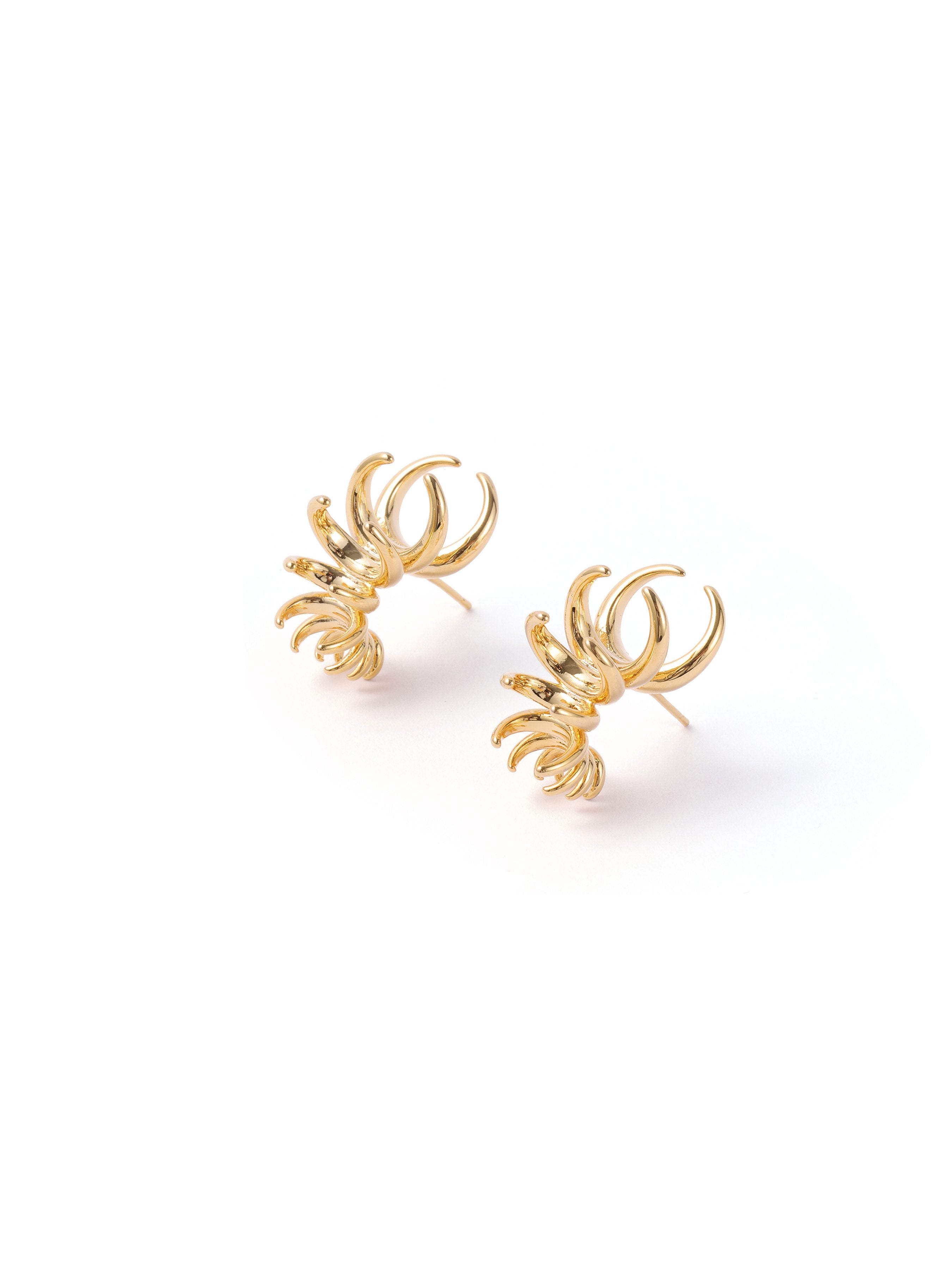 Women's Stylish Metal Statement Earrings - Ahaselected
