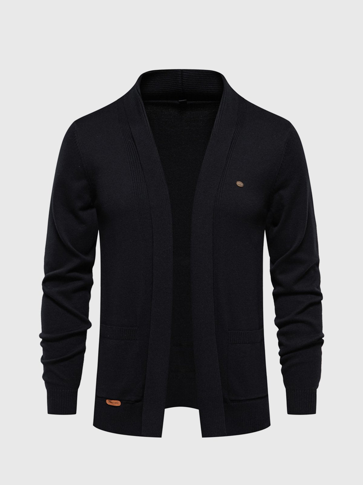 Knit Pocket Cardigan Sweater - Ahaselected