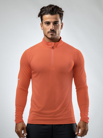 Performance 1/4 Reißverschluss Baselayer Belüftungsshirt 