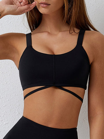 Sustainable U-neck Yoga Sports Bra
