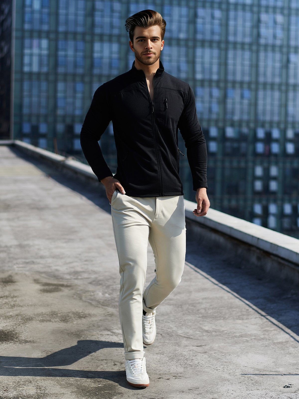 Big & Tall - Meta Twill Performance Stretch Pant - Ahaselected