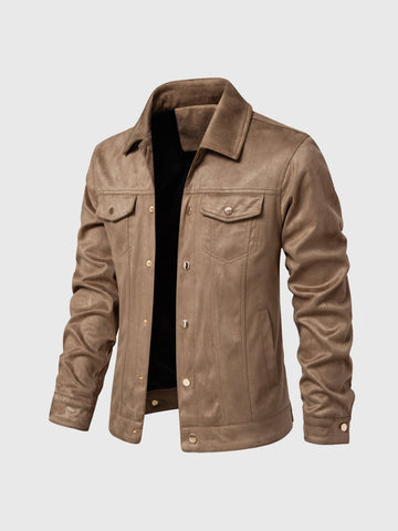 M's Vegan Suede Tucker Jacket