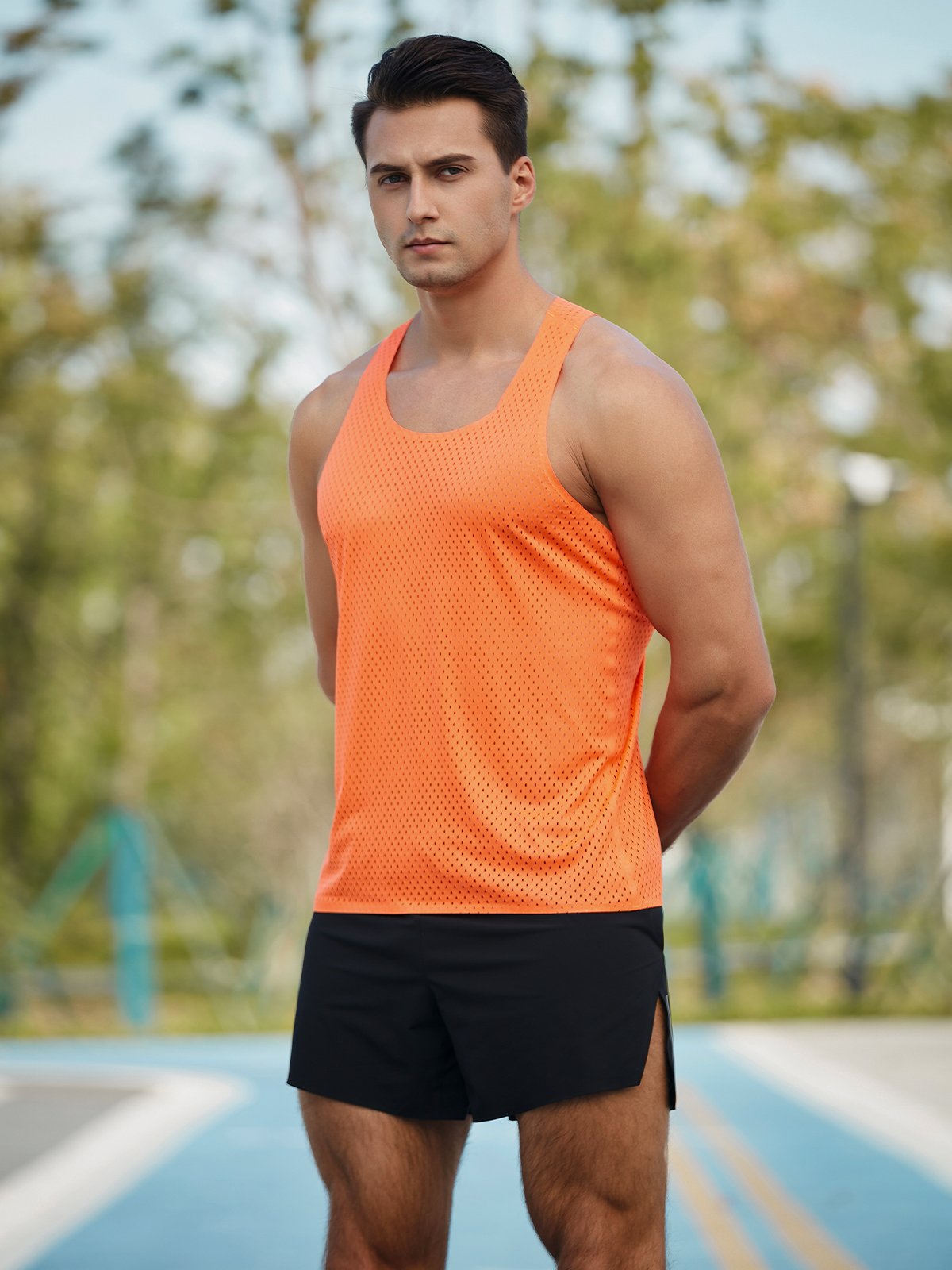 Racing Singlet Pro Seamless Mesh Tank - Ahaselected