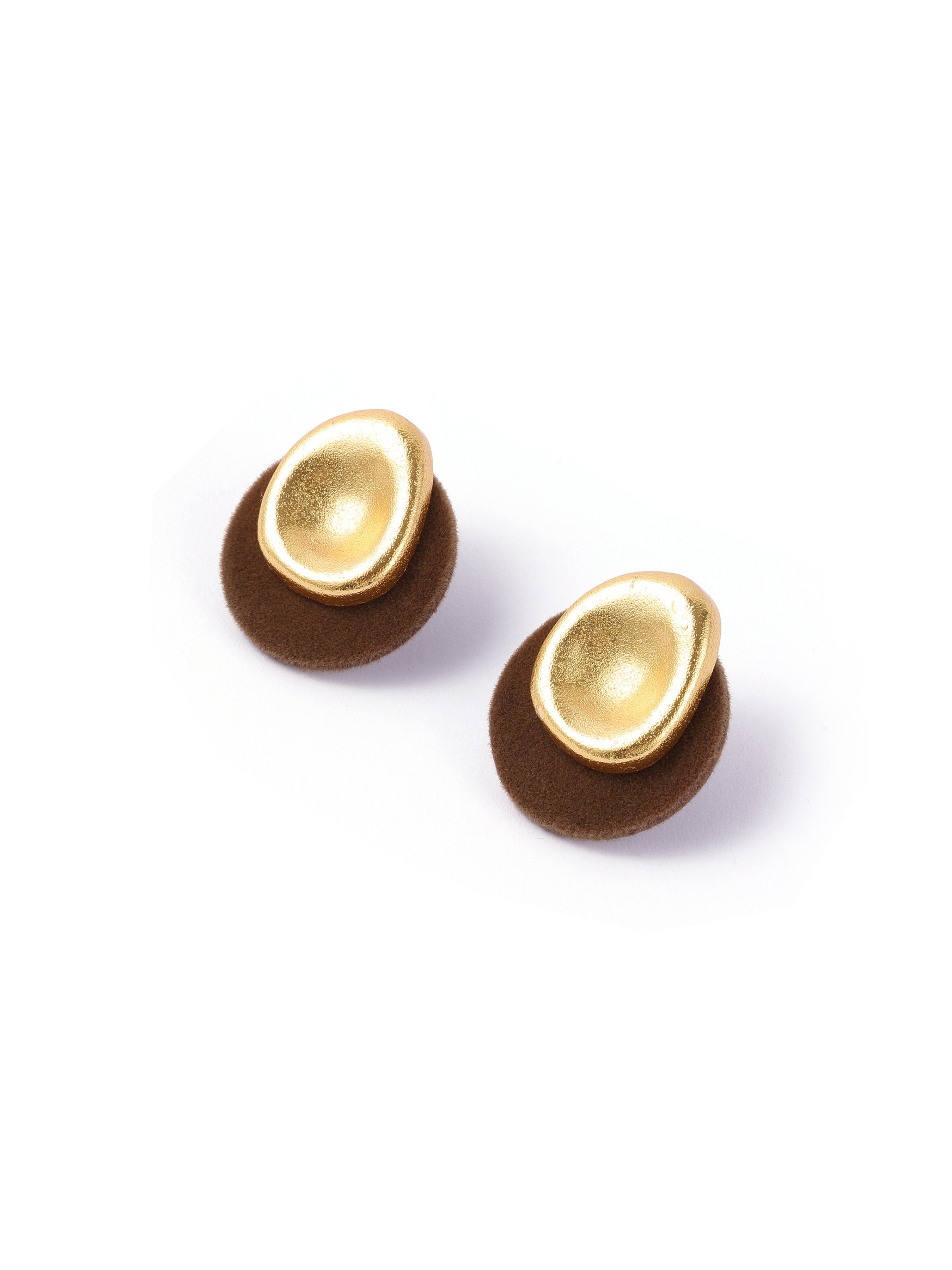Velvet Metal Drop Earrings - Ahaselected