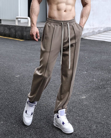 Pintuck Straight Leg Performance Sweatpants(Final Sale–No Return or Exchange)