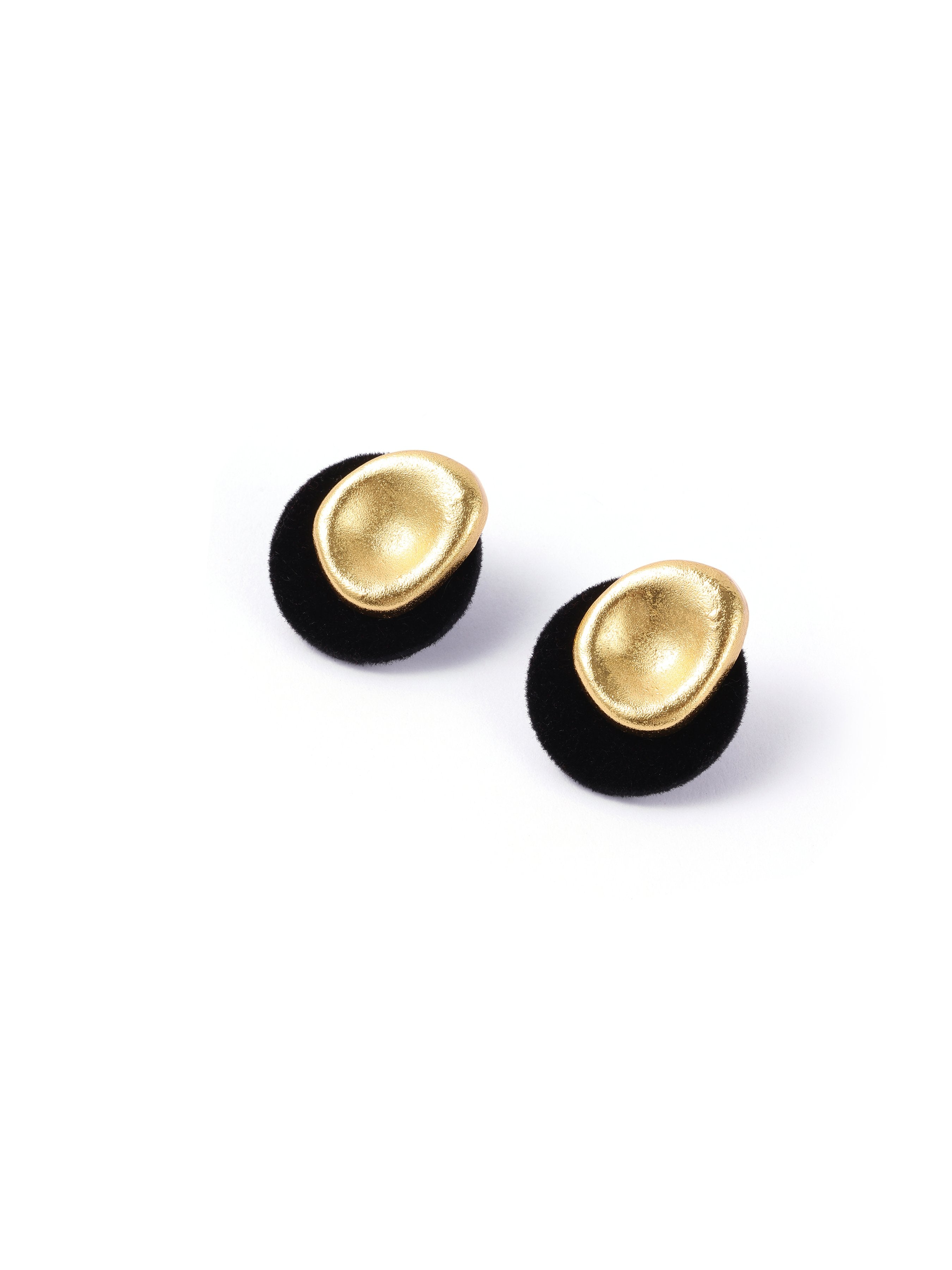 Velvet Metal Drop Earrings - Ahaselected