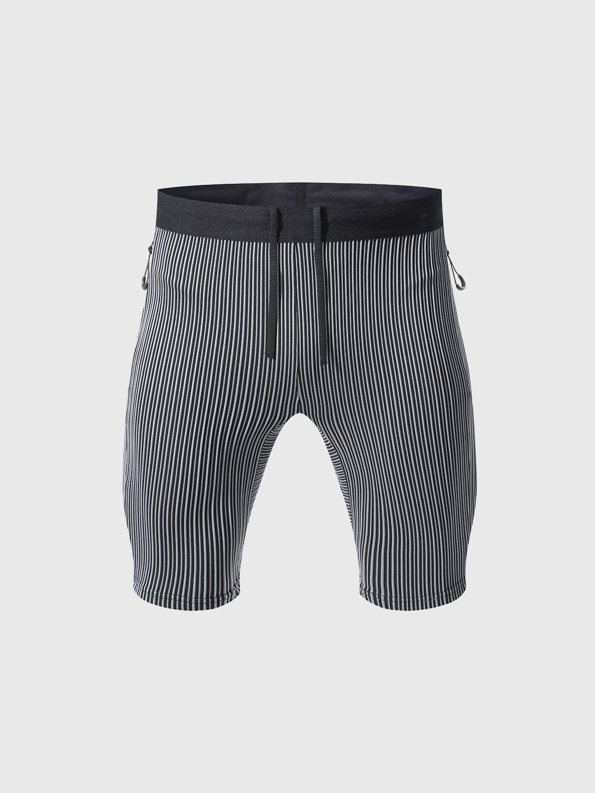8" Pro Compression Lined Running Shorts with Zip Pockets - Ahaselected