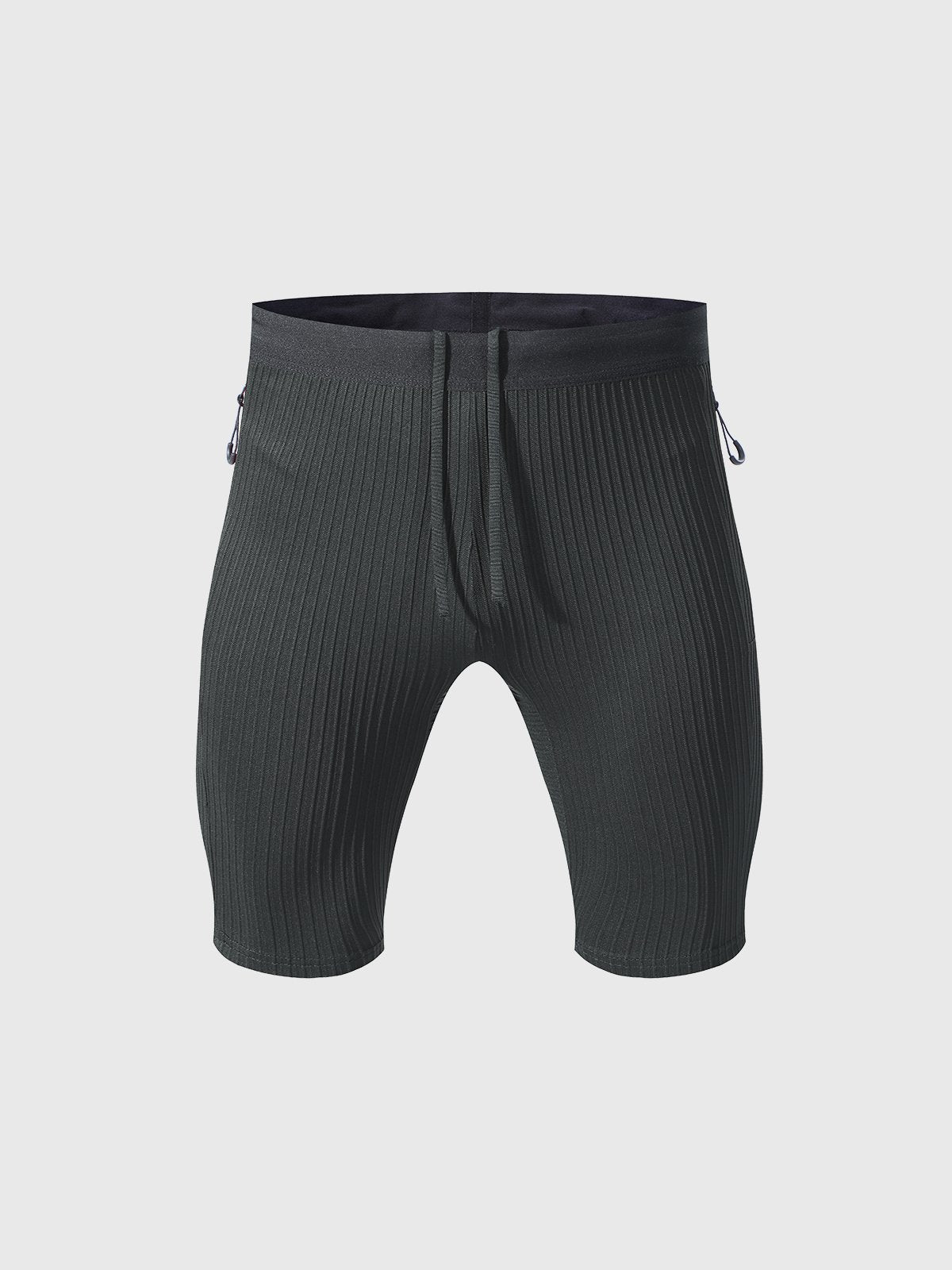 8" Pro Compression Lined Running Shorts with Zip Pockets - Ahaselected