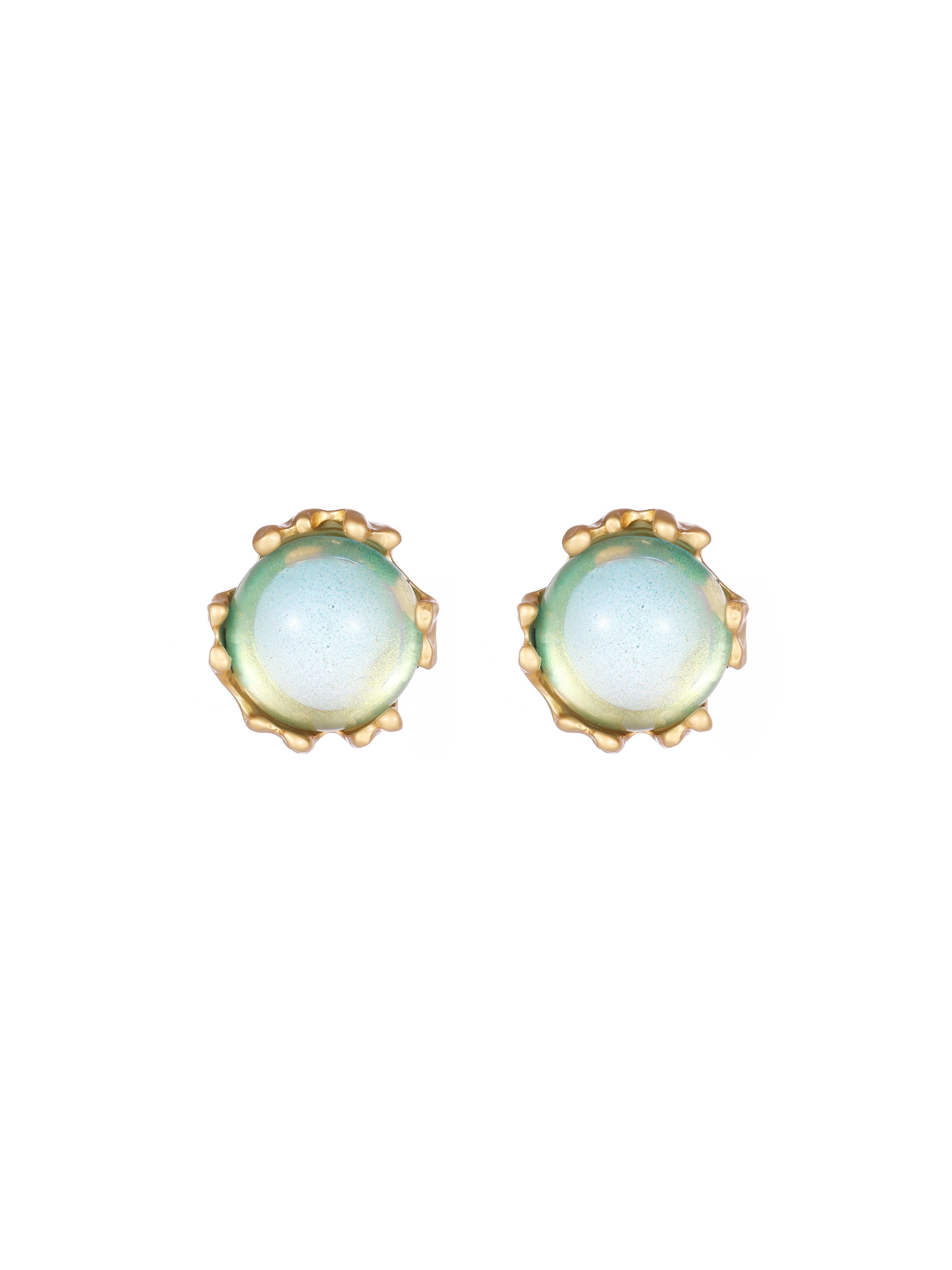 Sparkling Rhinestone Metal Earrings - Ahaselected