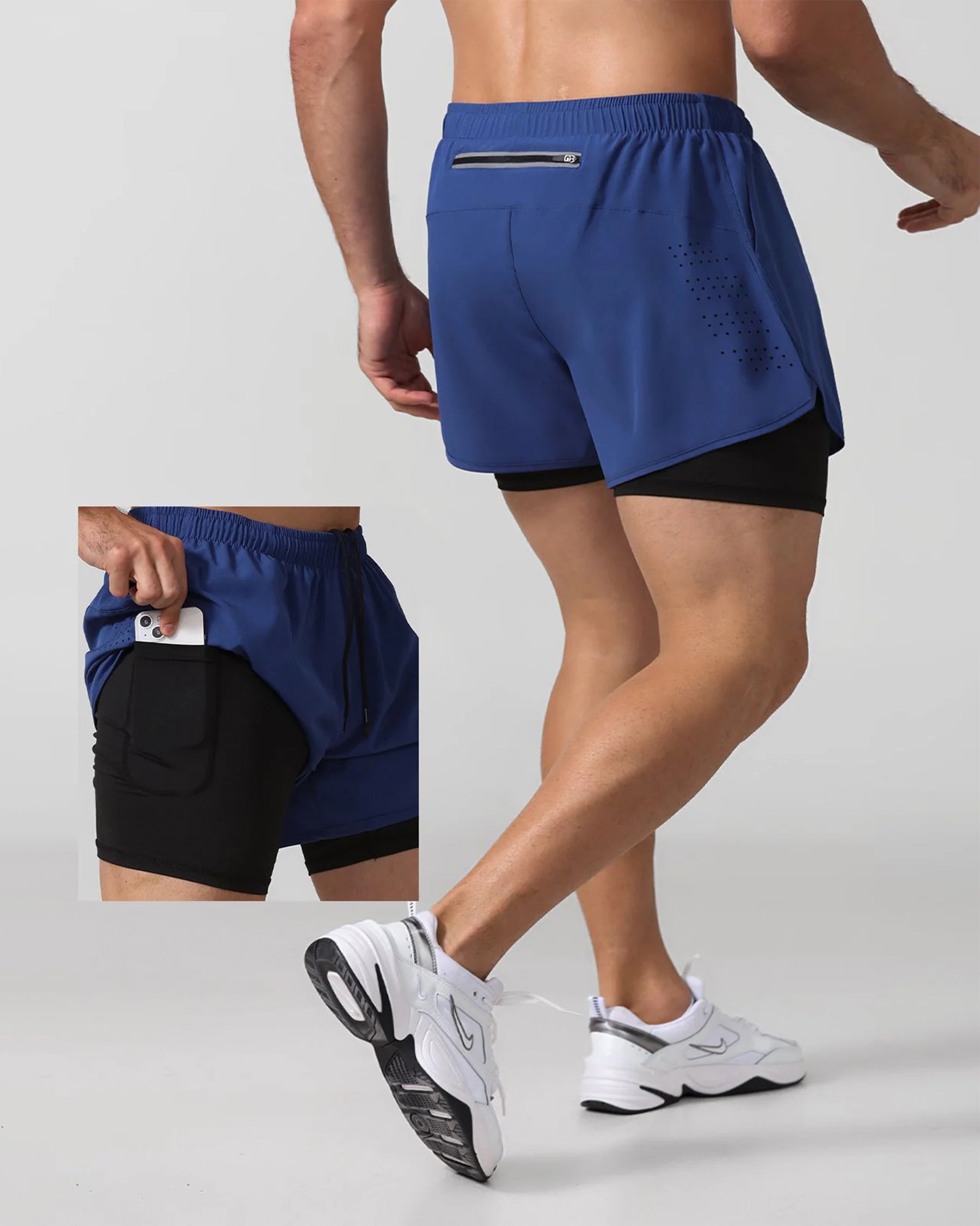 5" Interval Short 2-in-1 Lined - Ahaselected
