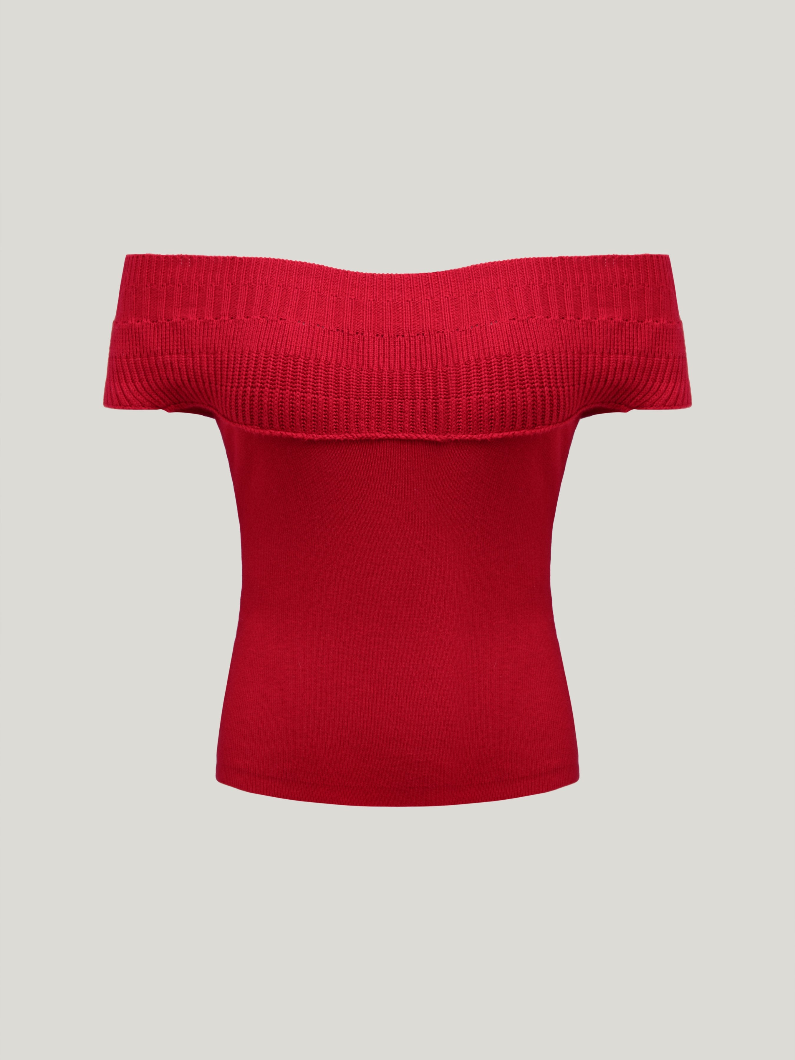 Women's Cropped One-Shoulder Sweater - Ahaselected