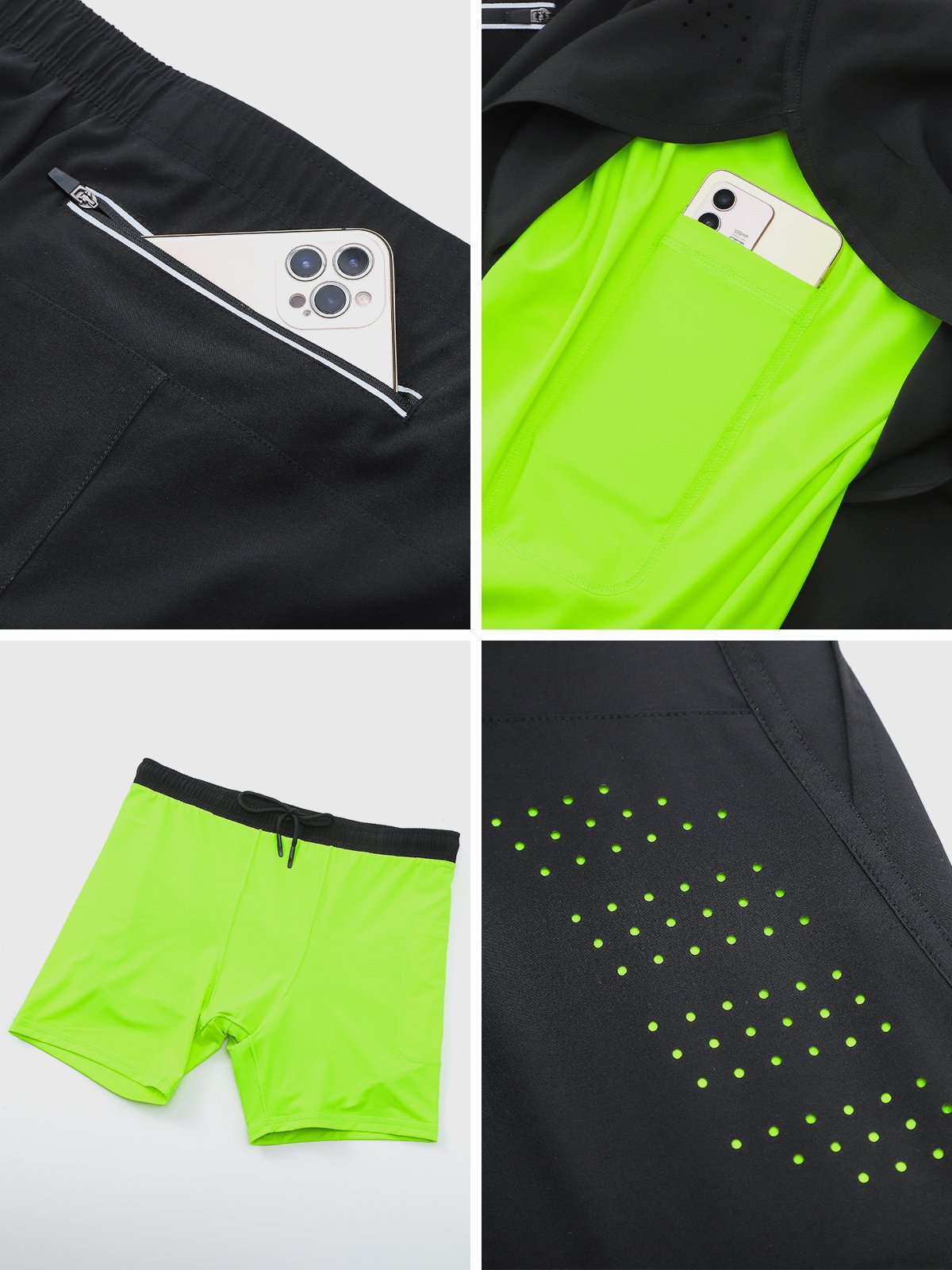 5" Interval Short 2-in-1 Lined - Ahaselected