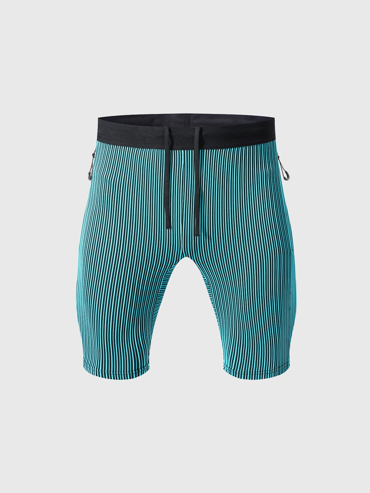 8" Pro Compression Lined Running Shorts with Zip Pockets - Ahaselected