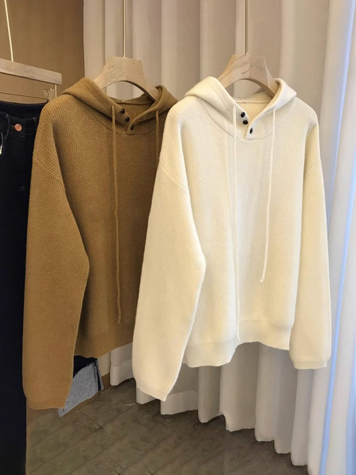 Women's Casual Loose-Fit Pullover Hoodie