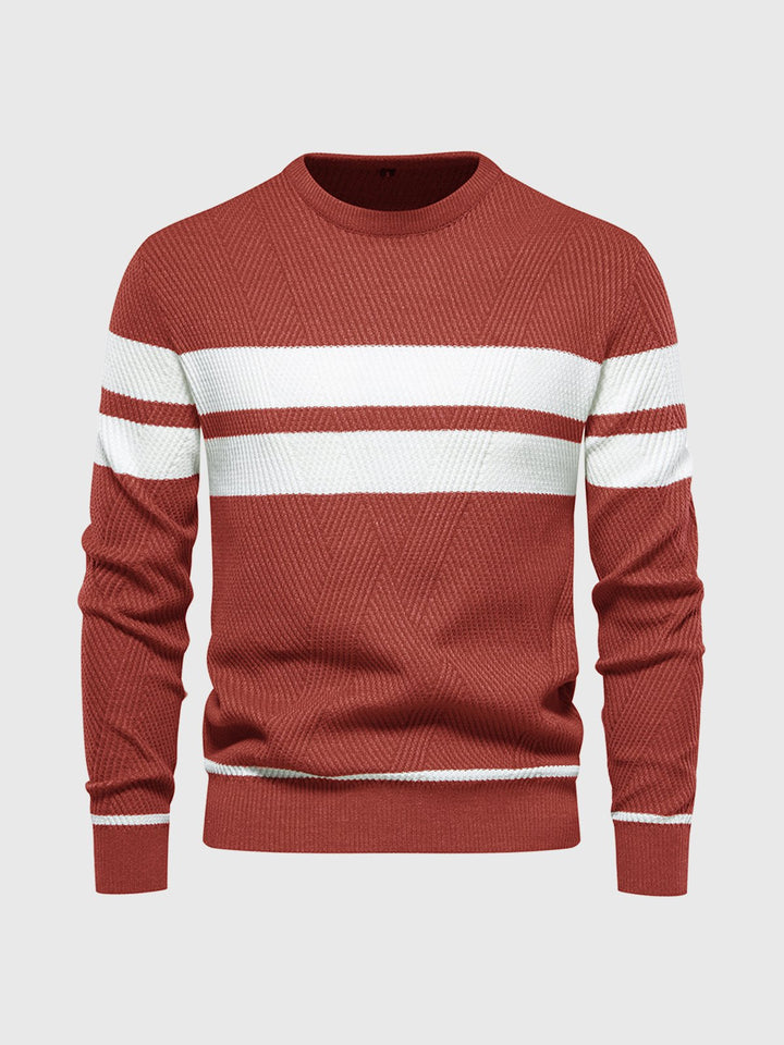 M's Stripe Crewneck Sweater Pullover