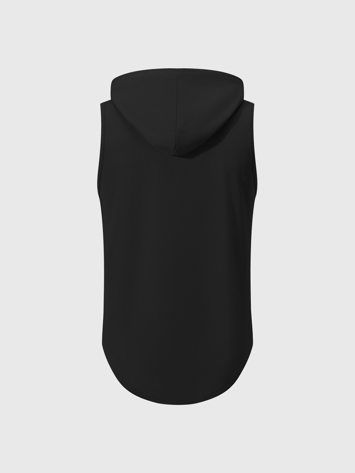 Workout Hooded Tank Curved Hem - Ahaselected