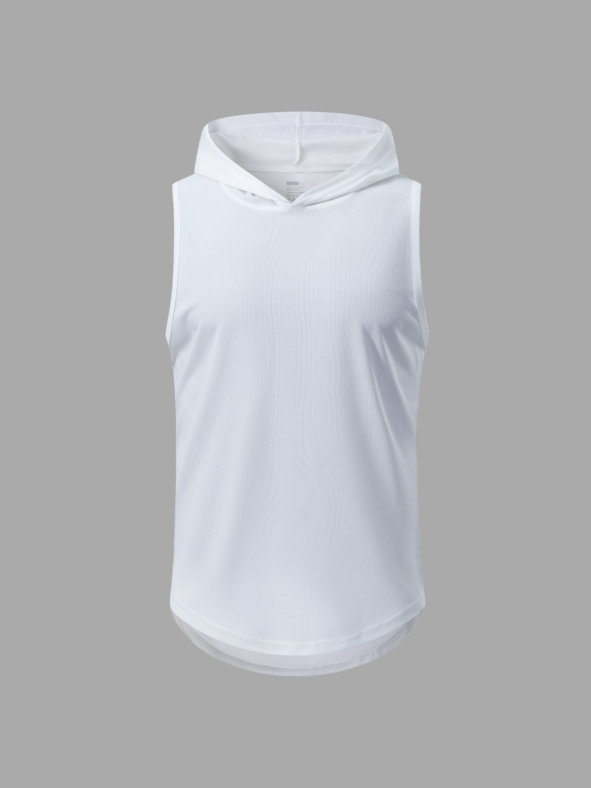 Workout Hooded Tank Curved Hem - Ahaselected