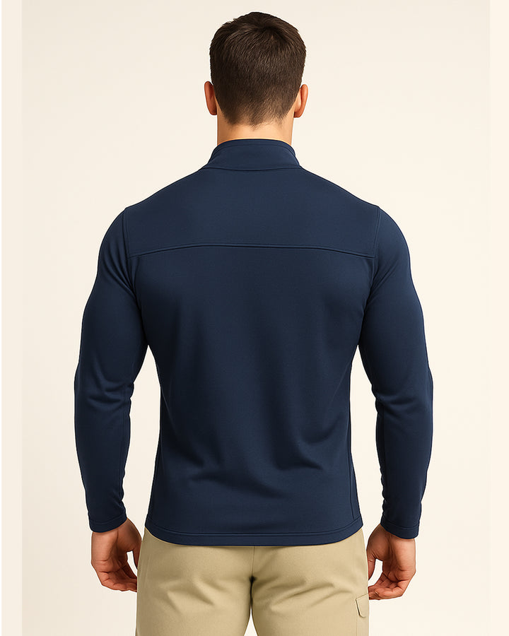 Men's Stand Collar Solid Color Casual Sports Jacket