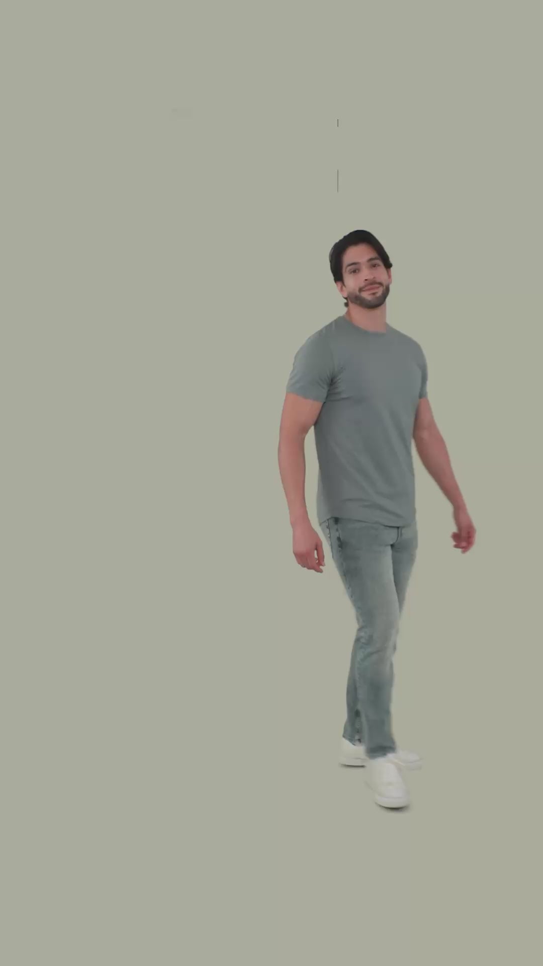 T-shirt elasticizzata Elite All Day a maniche corte con orlo curvo-thumbmail-47